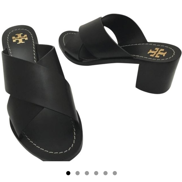 Tory Burch Montrose 55mm Mule - black leather - Picture 2 of 5